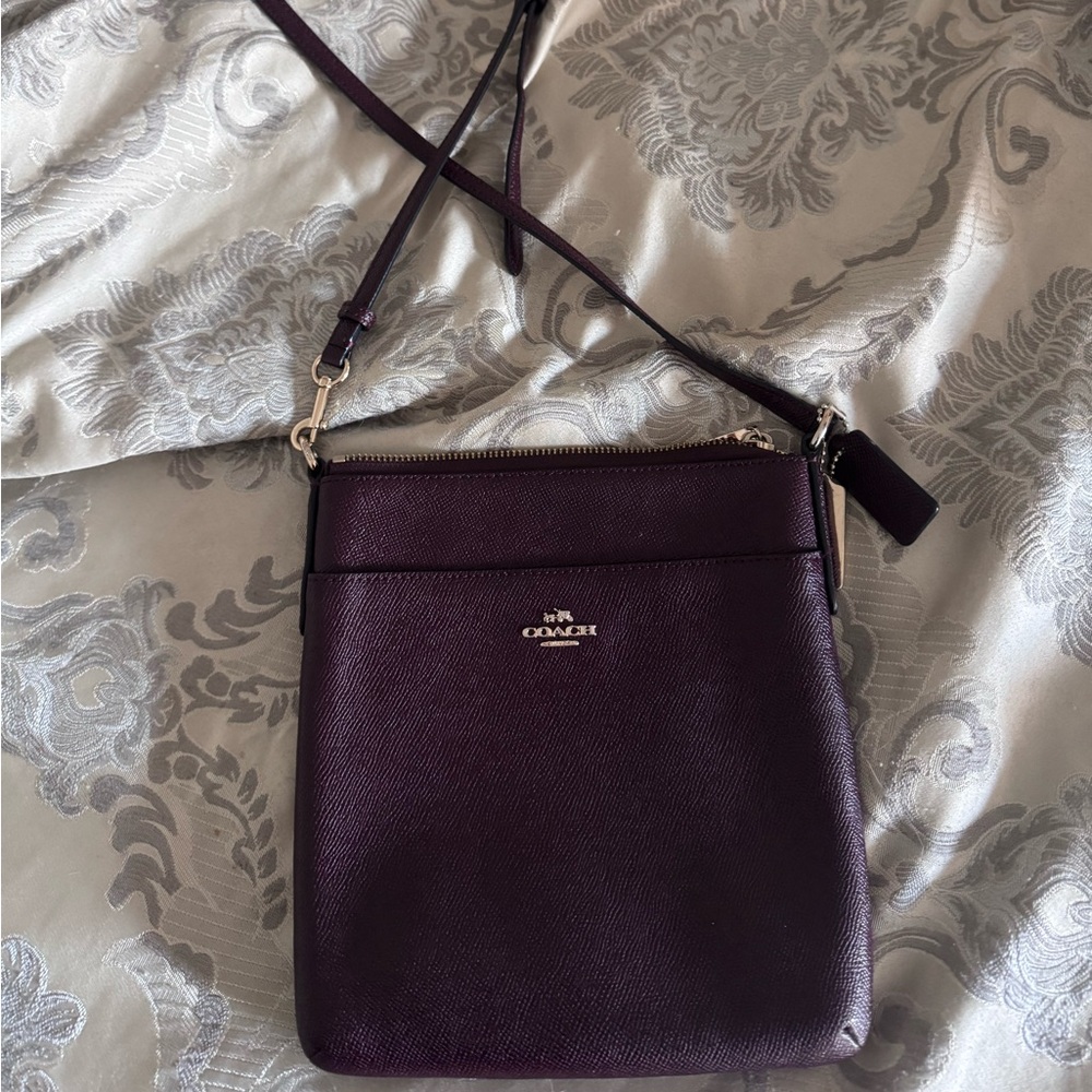 Burgundy Coach crossbody